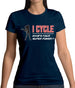 I Cycle What's Your Super Power Female Womens T-Shirt I Cycle What's Your Super Power Female Womens T-Shirt