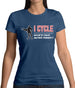 I Cycle What's Your Super Power Male Design Womens T-Shirt I Cycle What's Your Super Power Male Design Womens T-Shirt