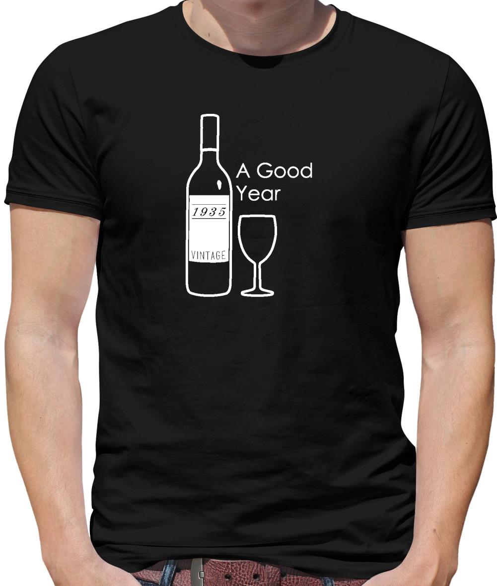 Vintage 1935 A Good Year Mens T-Shirt Vintage 1935 A Good Year Mens T-Shirt