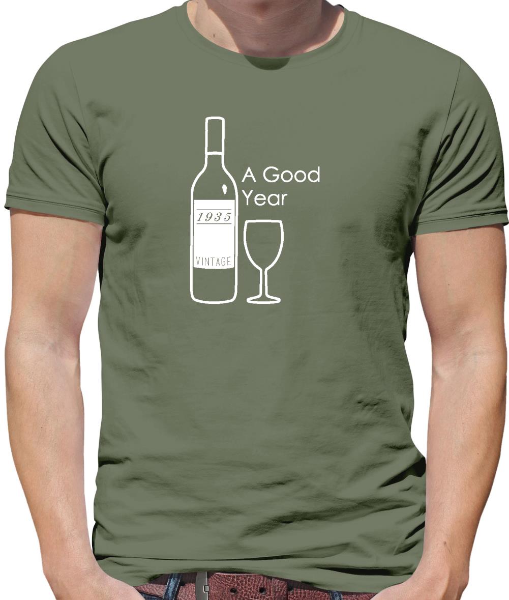Vintage 1935 A Good Year Mens T-Shirt Vintage 1935 A Good Year Mens T-Shirt