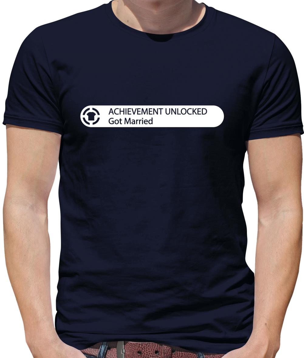Achievement Unlocked - Got Married Mens T-Shirt Achievement Unlocked - Got Married Mens T-Shirt