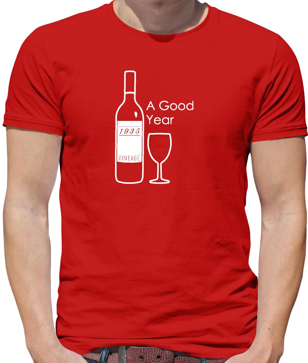 Vintage 1935 A Good Year Mens T-Shirt Vintage 1935 A Good Year Mens T-Shirt