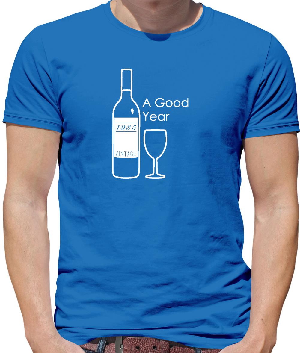 Vintage 1935 A Good Year Mens T-Shirt Vintage 1935 A Good Year Mens T-Shirt
