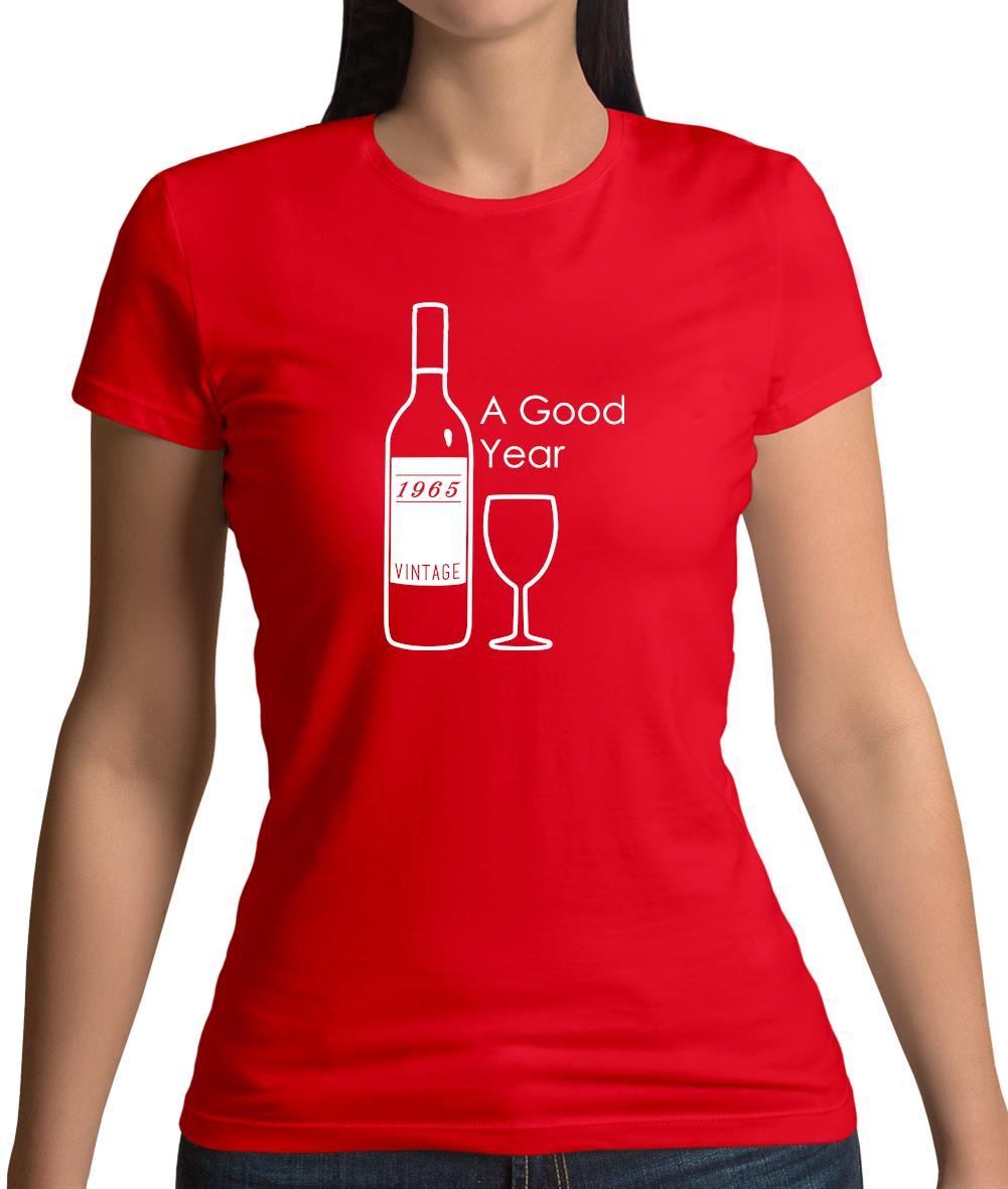 Vintage 1965 A Good Year Womens T-Shirt Vintage 1965 A Good Year Womens T-Shirt