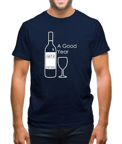 Vintage 1975 A Good Year Mens T-Shirt