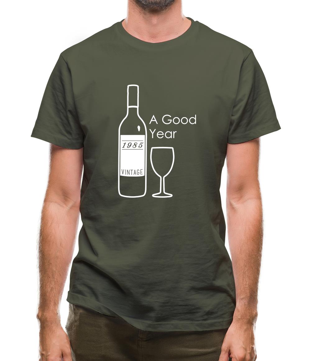 Vintage 1985 A Good Year Mens T-Shirt Vintage 1985 A Good Year Mens T-Shirt