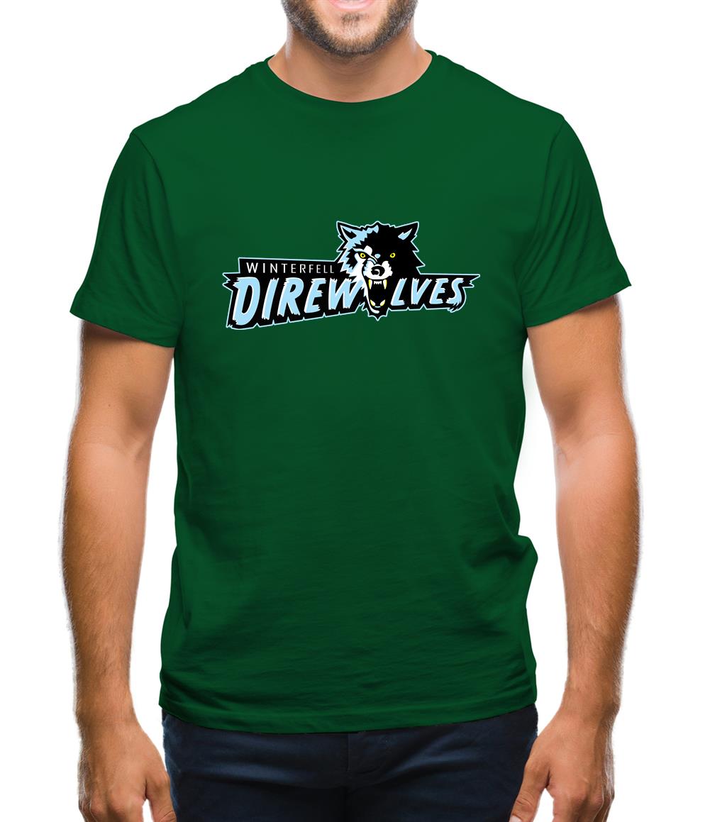 Winterfell Direwolves Mens T-Shirt Winterfell Direwolves Mens T-Shirt