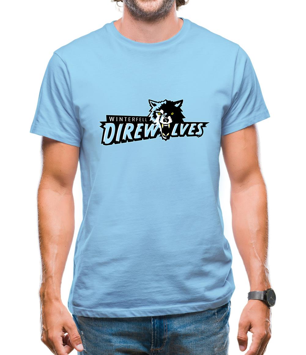 Winterfell Direwolves Mens T-Shirt Winterfell Direwolves Mens T-Shirt
