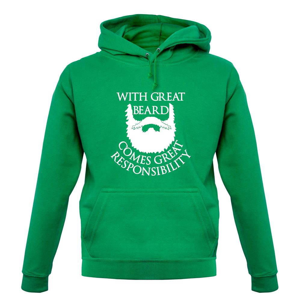 With Great Beard Comes Great Responsibility unisex hoodie With Great Beard Comes Great Responsibility unisex hoodie