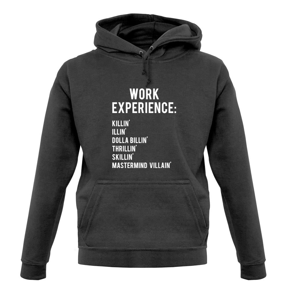 Work Experience unisex hoodie Work Experience unisex hoodie