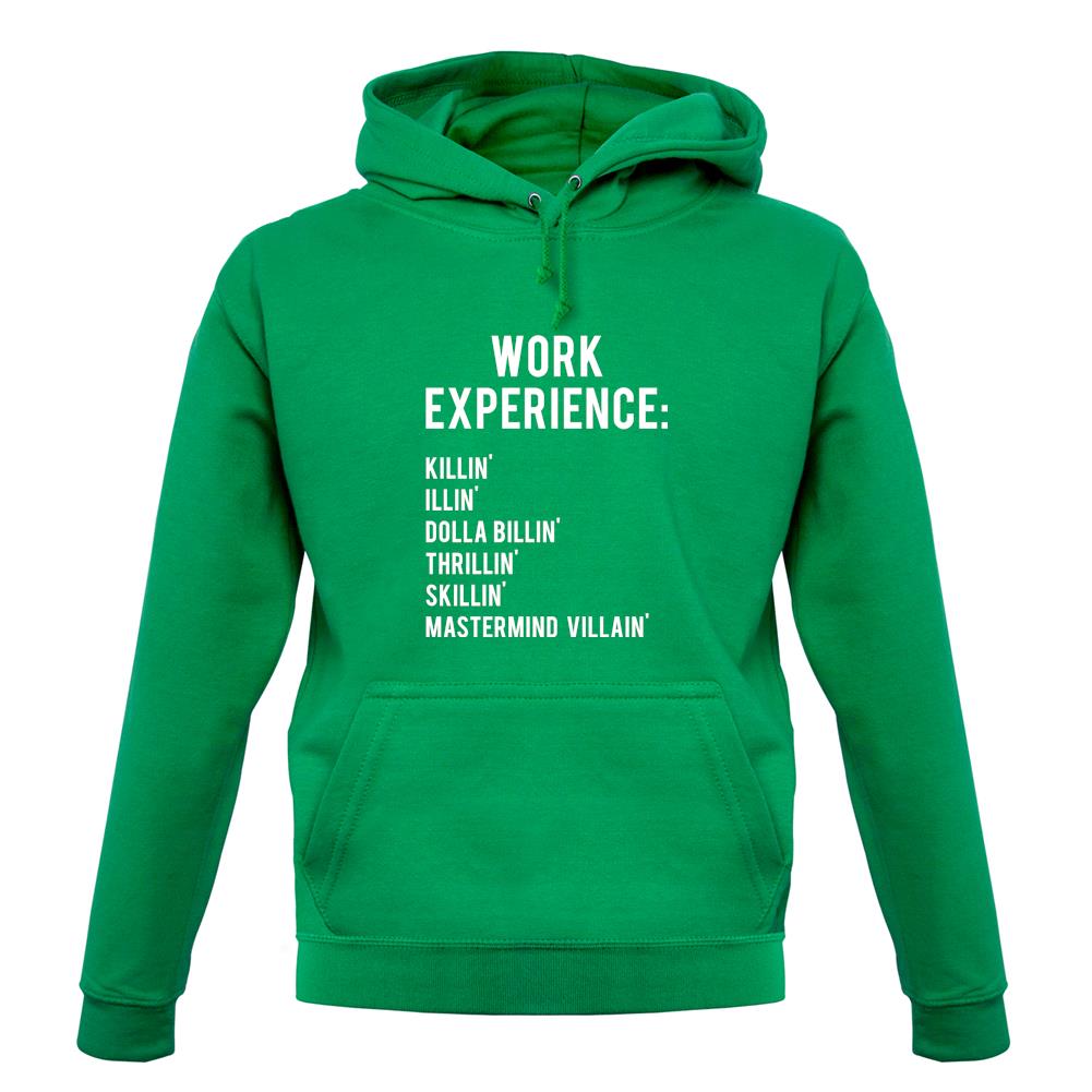 Work Experience unisex hoodie Work Experience unisex hoodie