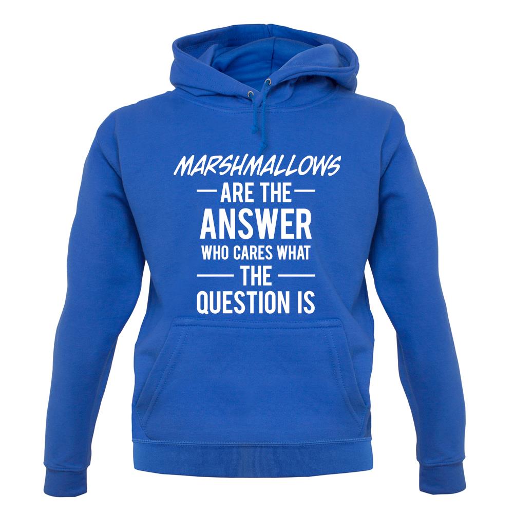 Marshmallow Are The Answer unisex hoodie Marshmallow Are The Answer unisex hoodie