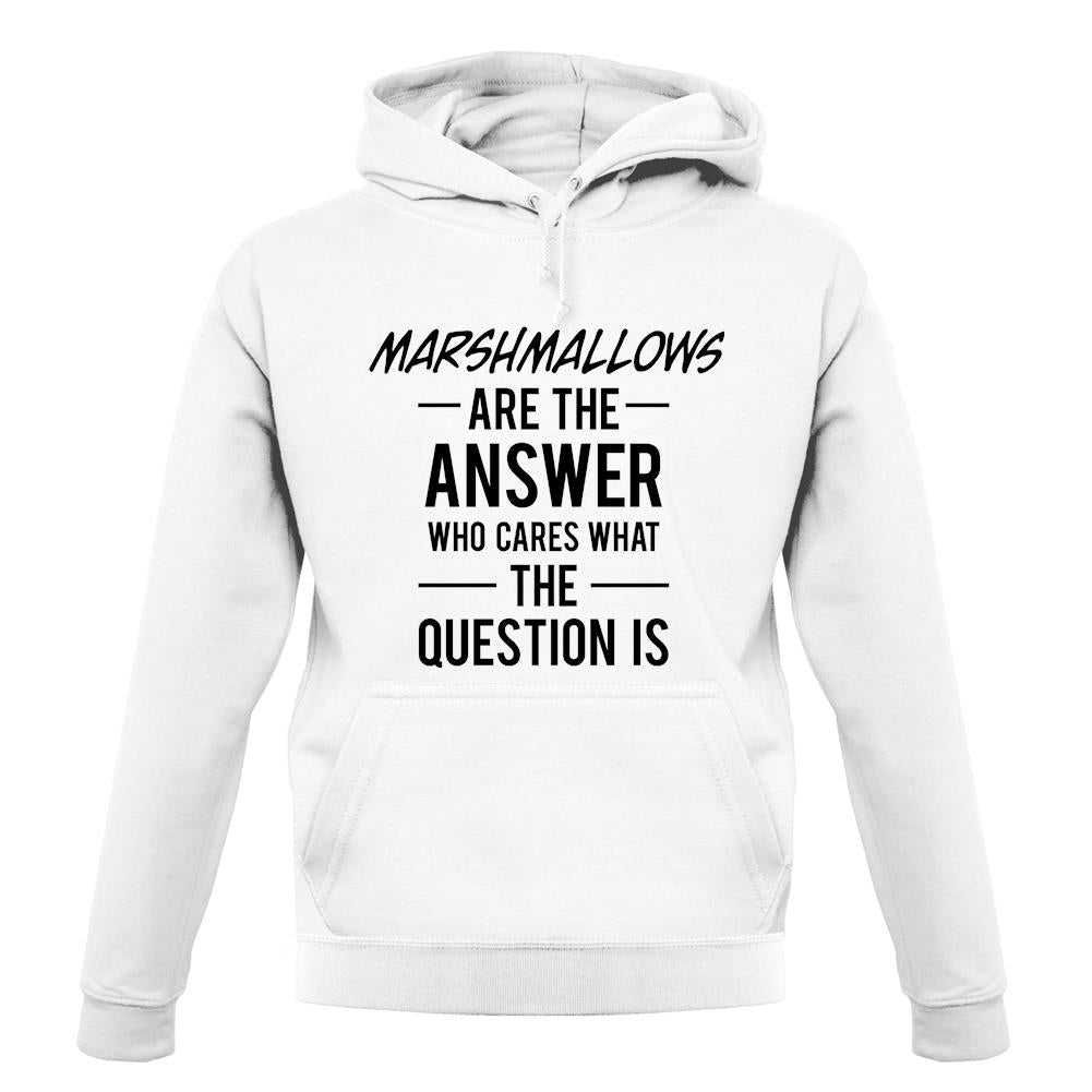 Marshmallow Are The Answer unisex hoodie Marshmallow Are The Answer unisex hoodie