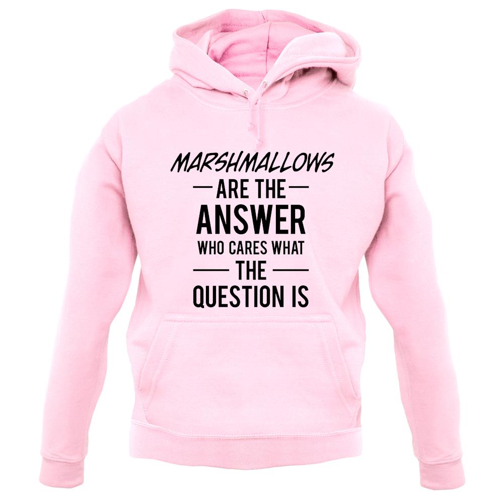 Marshmallow Are The Answer unisex hoodie Marshmallow Are The Answer unisex hoodie