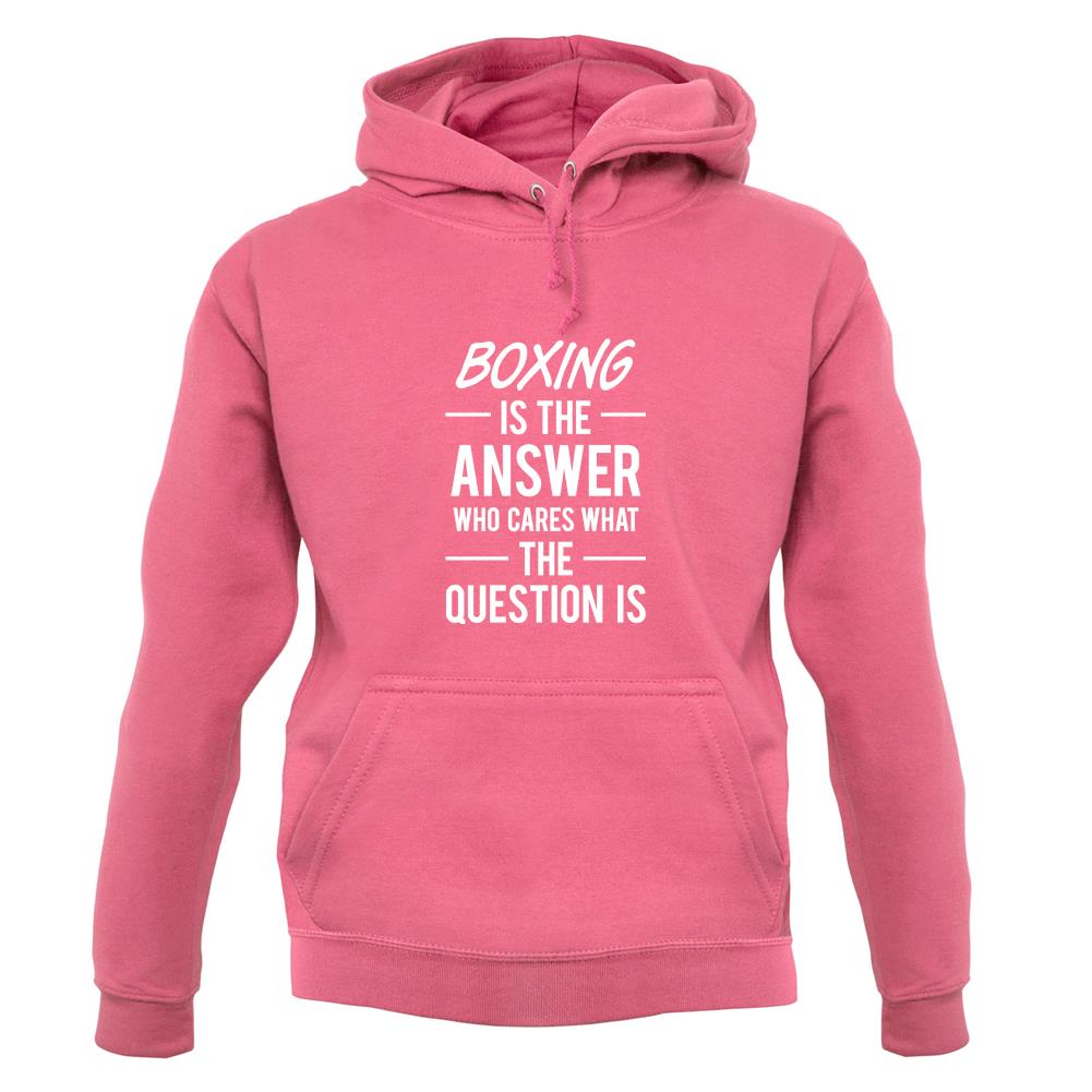Boxing Is The Answer unisex hoodie Boxing Is The Answer unisex hoodie