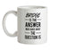 Bridge Is The Answer Ceramic Mug Bridge Is The Answer Ceramic Mug