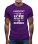 Embroidery Is The Answer Mens T-Shirt Embroidery Is The Answer Mens T-Shirt