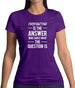 Firefighting Is The Answer Womens T-Shirt Firefighting Is The Answer Womens T-Shirt