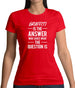 Graffiti Is The Answer Womens T-Shirt Graffiti Is The Answer Womens T-Shirt