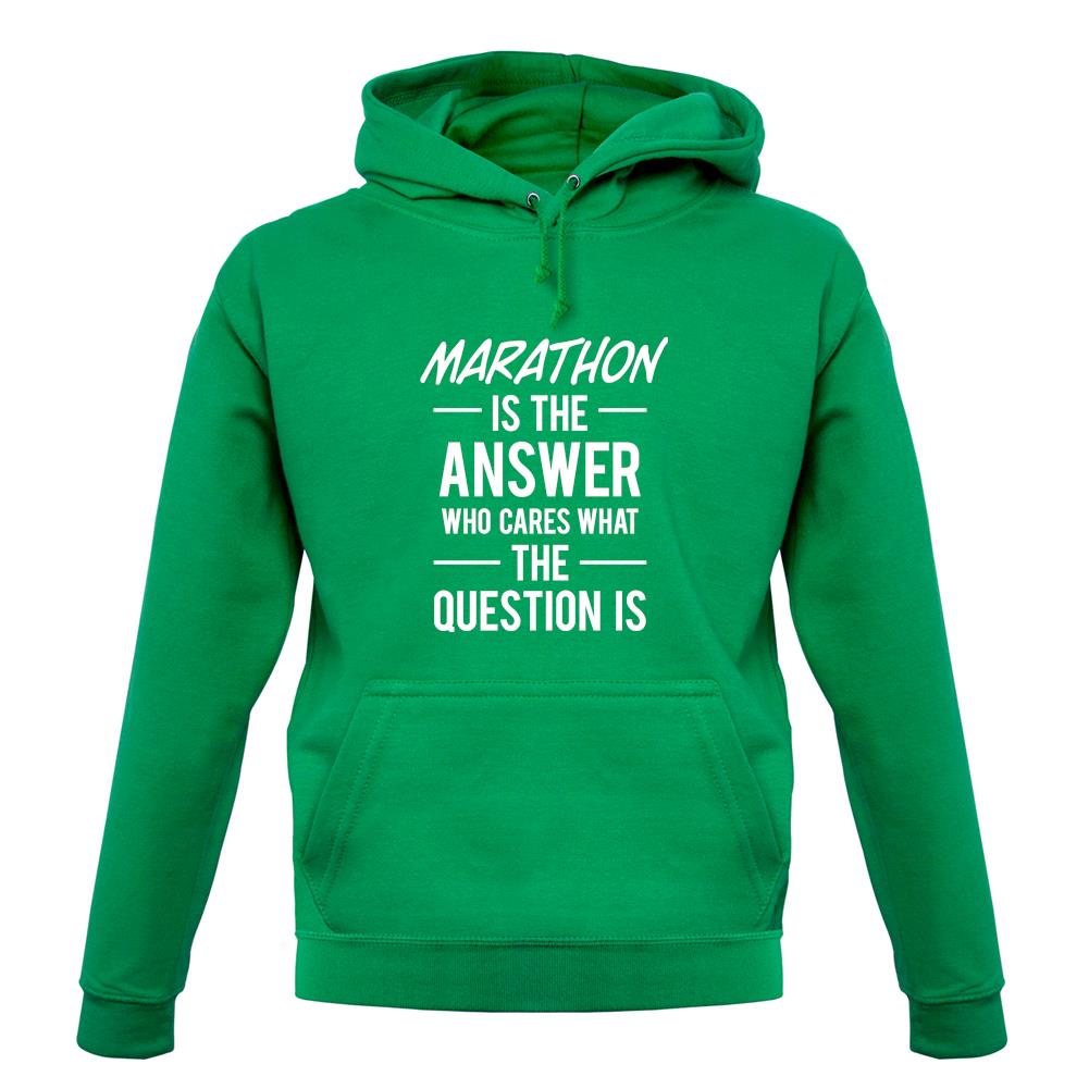 Marathon Is The Answer unisex hoodie Marathon Is The Answer unisex hoodie