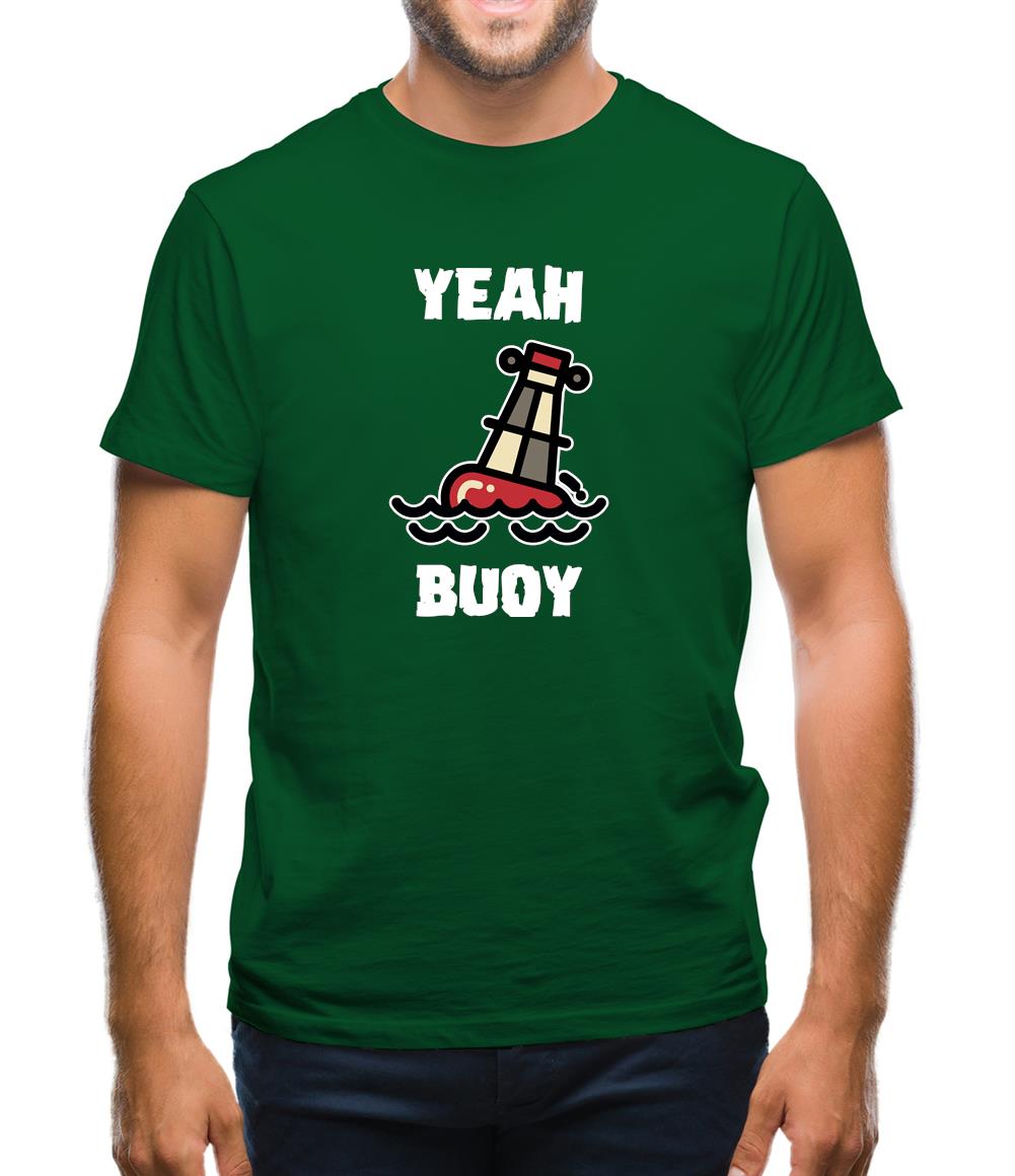 Yeah Buoy Cartoon Mens T-Shirt Yeah Buoy Cartoon Mens T-Shirt