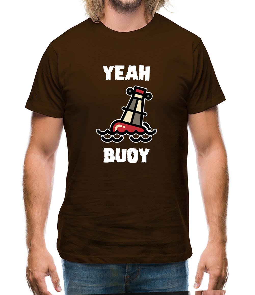 Yeah Buoy Cartoon Mens T-Shirt Yeah Buoy Cartoon Mens T-Shirt