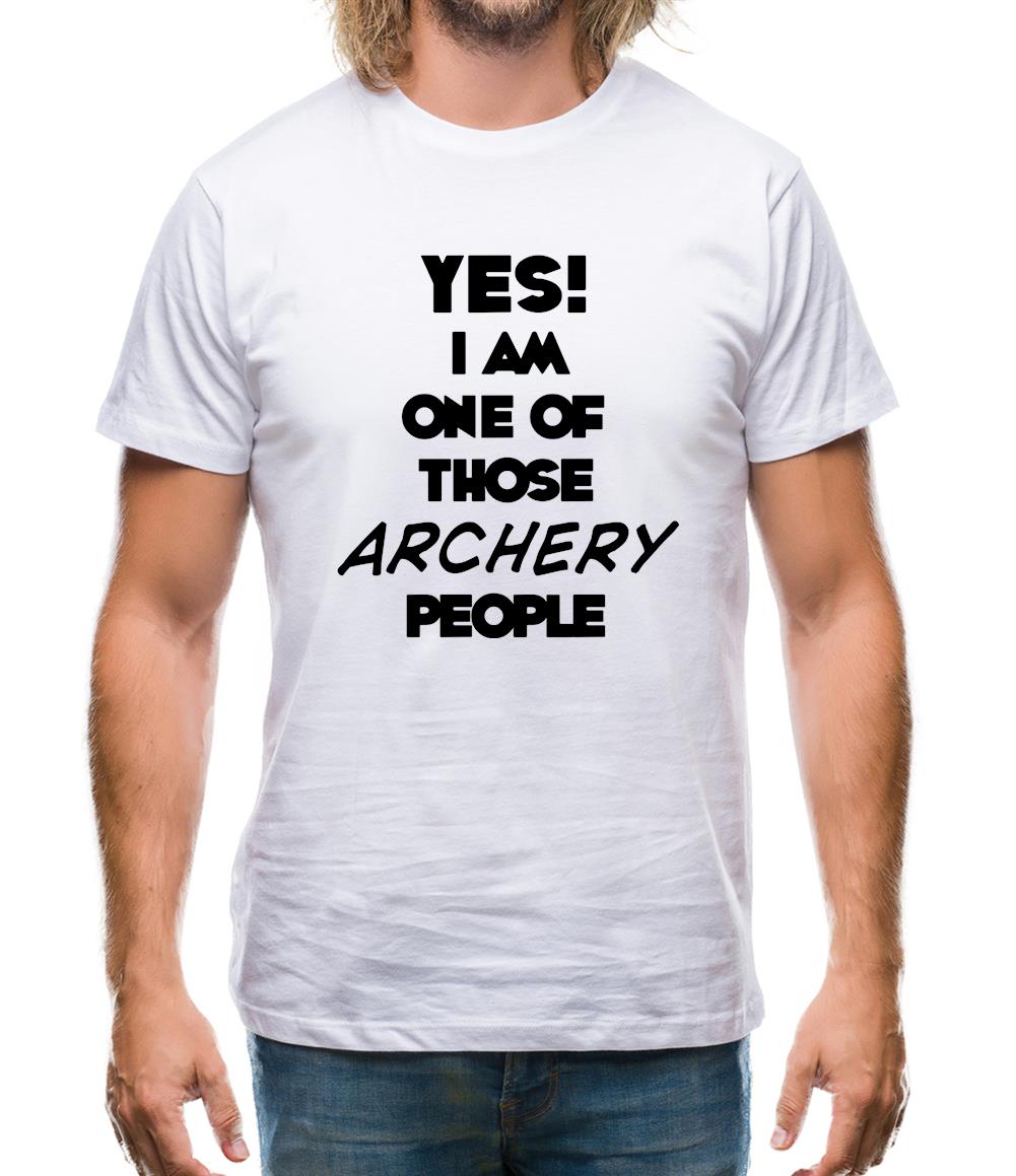 Yes! I Am One Of Those Archery People Mens T-Shirt Yes! I Am One Of Those Archery People Mens T-Shirt