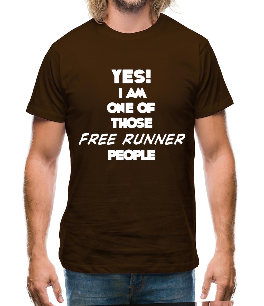 Yes! I Am One Of Those Free Runner People Mens T-Shirt Yes! I Am One Of Those Free Runner People Mens T-Shirt