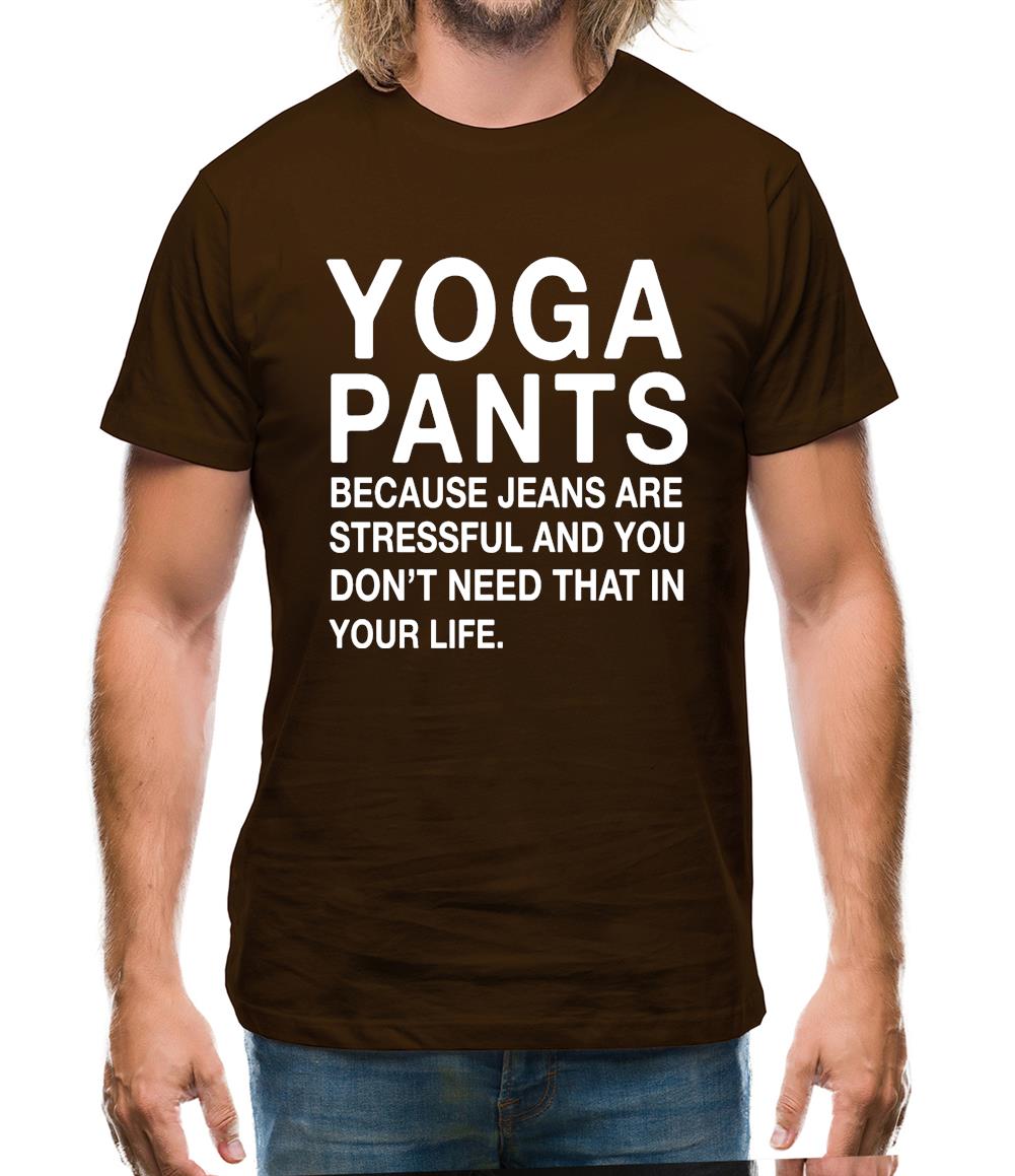 Yoga Pants Mens T-Shirt Yoga Pants Mens T-Shirt