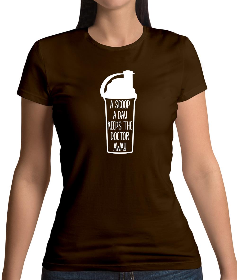 A Scoop A Day Keeps The Doctor Away Womens T-Shirt A Scoop A Day Keeps The Doctor Away Womens T-Shirt