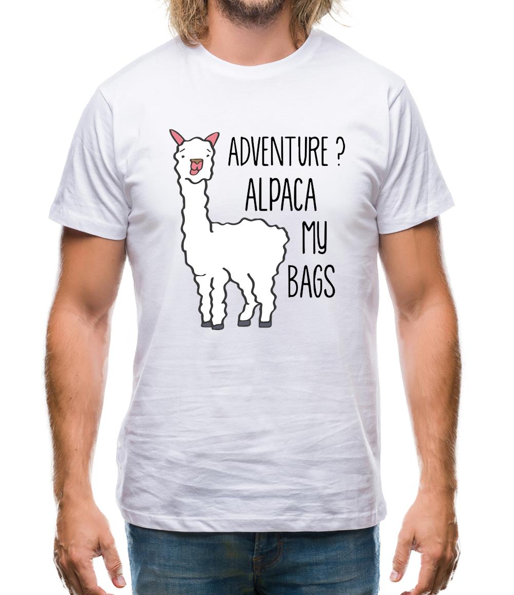 Adventure Alpaca My Bags Mens T-Shirt Adventure Alpaca My Bags Mens T-Shirt