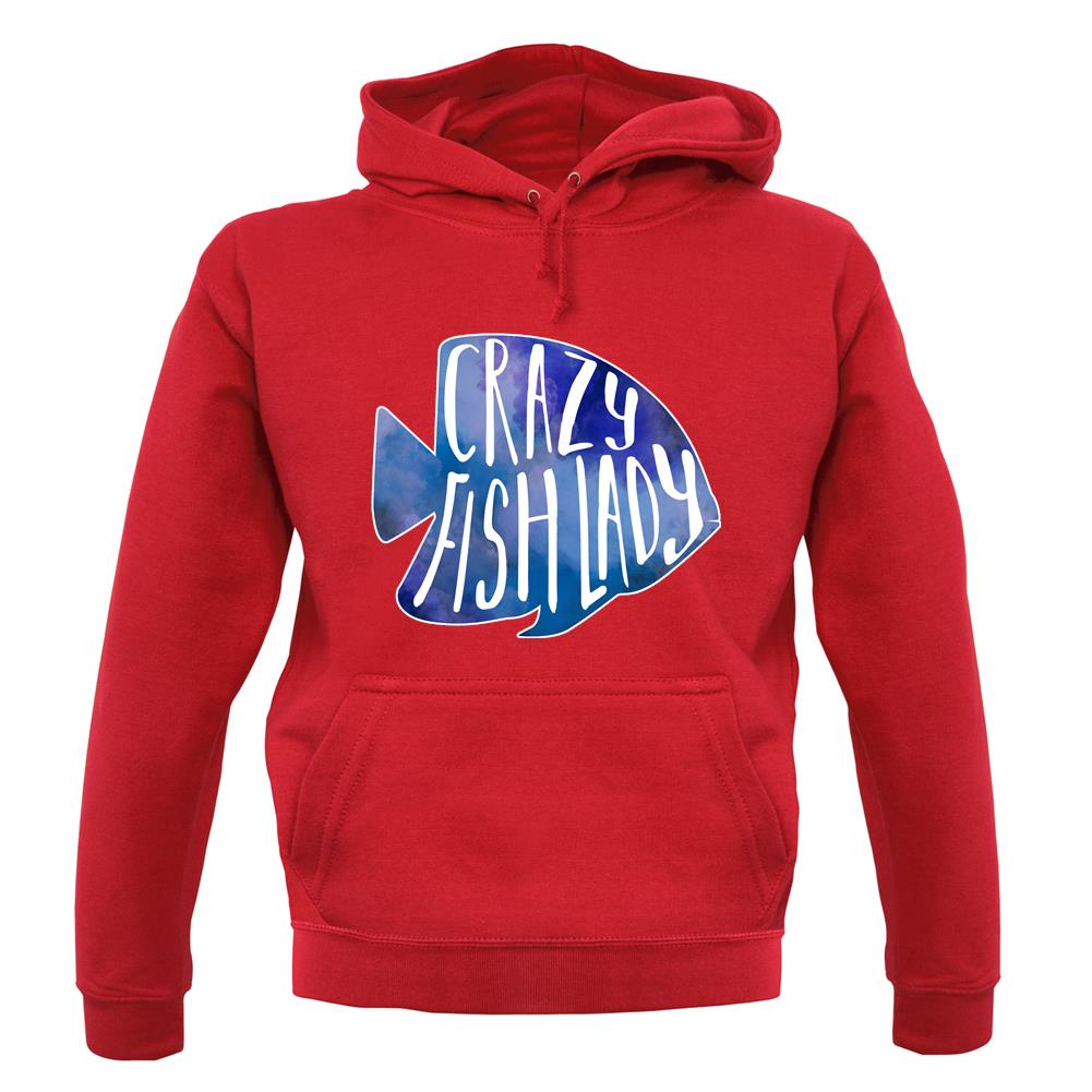 Crazy Fish Lady unisex hoodie Crazy Fish Lady unisex hoodie