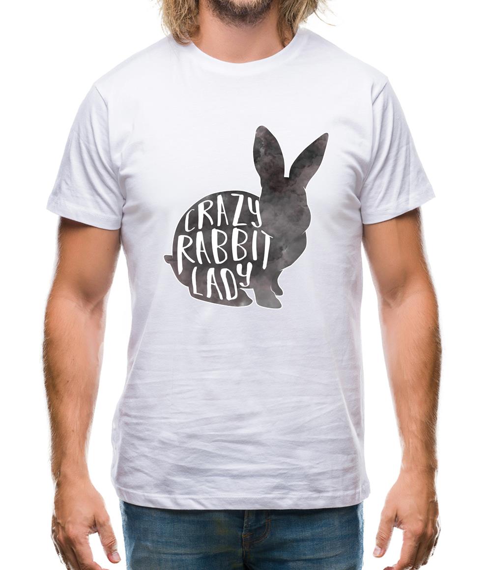 Crazy Rabbit Lady Mens T-Shirt Crazy Rabbit Lady Mens T-Shirt