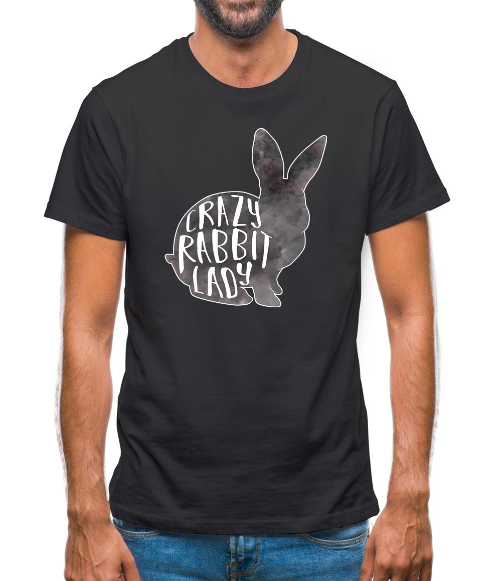 Crazy Rabbit Lady Mens T-Shirt Crazy Rabbit Lady Mens T-Shirt
