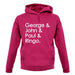 George & John & Paul & Ringo unisex hoodie George & John & Paul & Ringo unisex hoodie