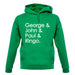 George & John & Paul & Ringo unisex hoodie George & John & Paul & Ringo unisex hoodie