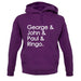 George & John & Paul & Ringo unisex hoodie George & John & Paul & Ringo unisex hoodie