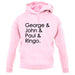 George & John & Paul & Ringo unisex hoodie George & John & Paul & Ringo unisex hoodie