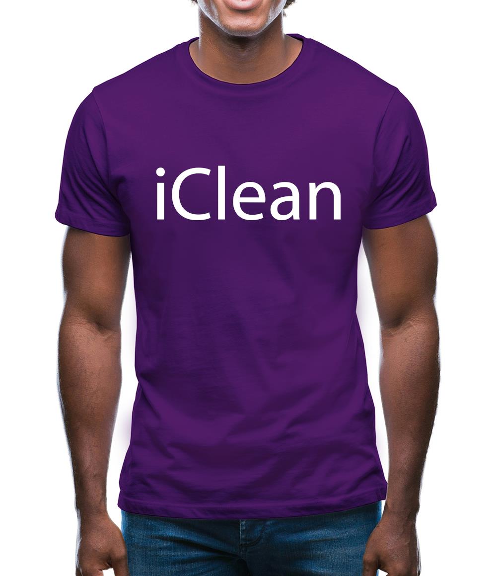 Iclean Mens T-Shirt Iclean Mens T-Shirt