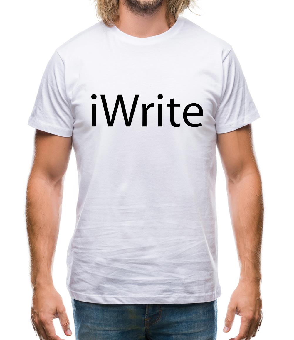 Iwrite Mens T-Shirt Iwrite Mens T-Shirt