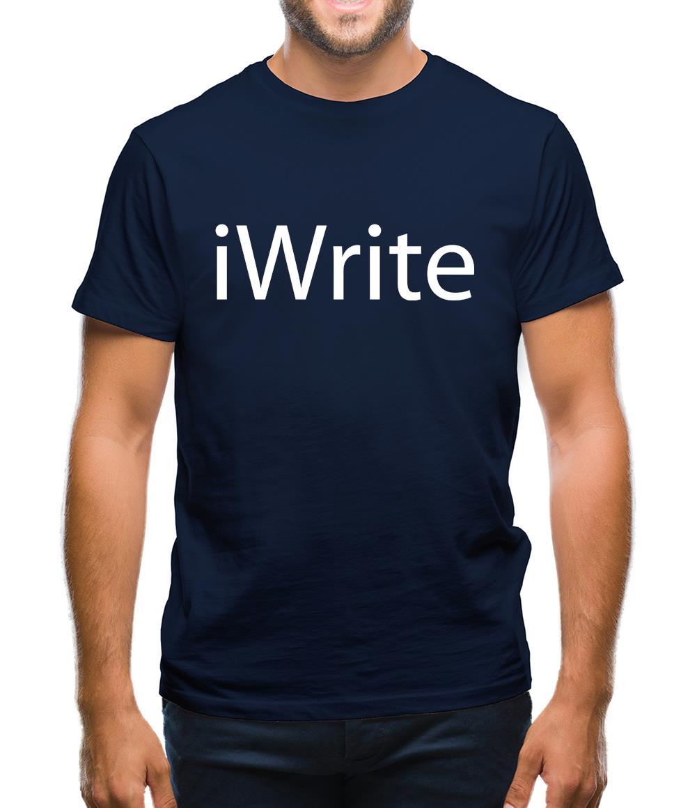 Iwrite Mens T-Shirt Iwrite Mens T-Shirt