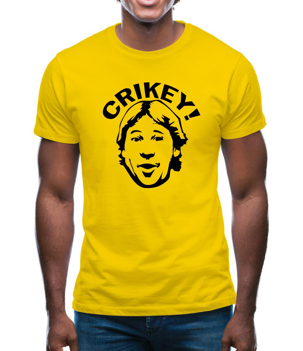 Crikey! its croc savin' time Mens T-Shirt Crikey! its croc savin' time Mens T-Shirt