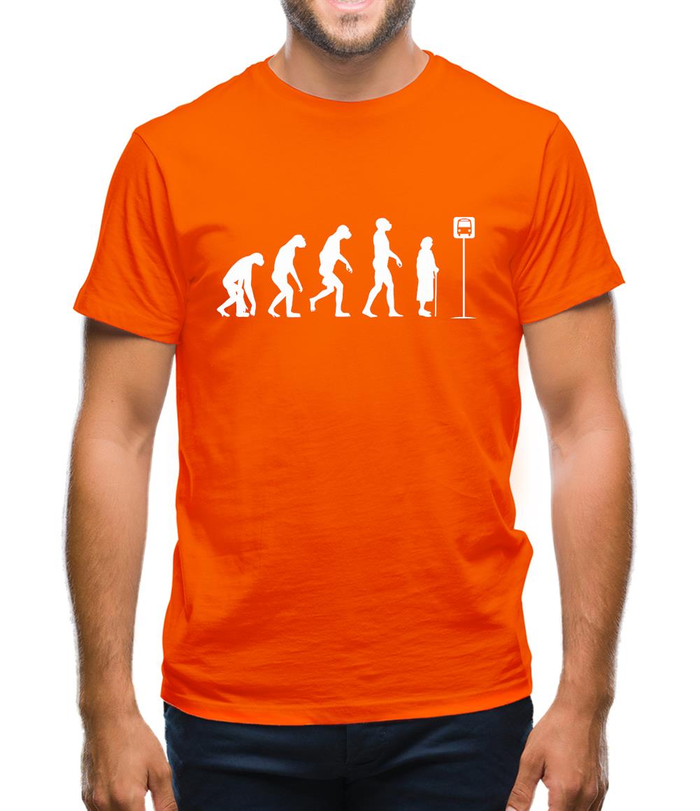 Evolution - Bus Stop Mens T-Shirt Evolution - Bus Stop Mens T-Shirt