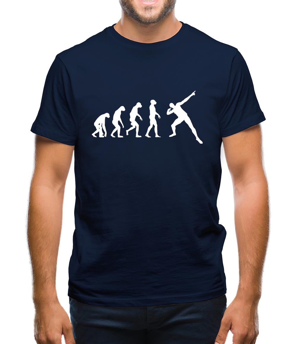 Evolution - Usain Bolt Mens T-Shirt Evolution - Usain Bolt Mens T-Shirt