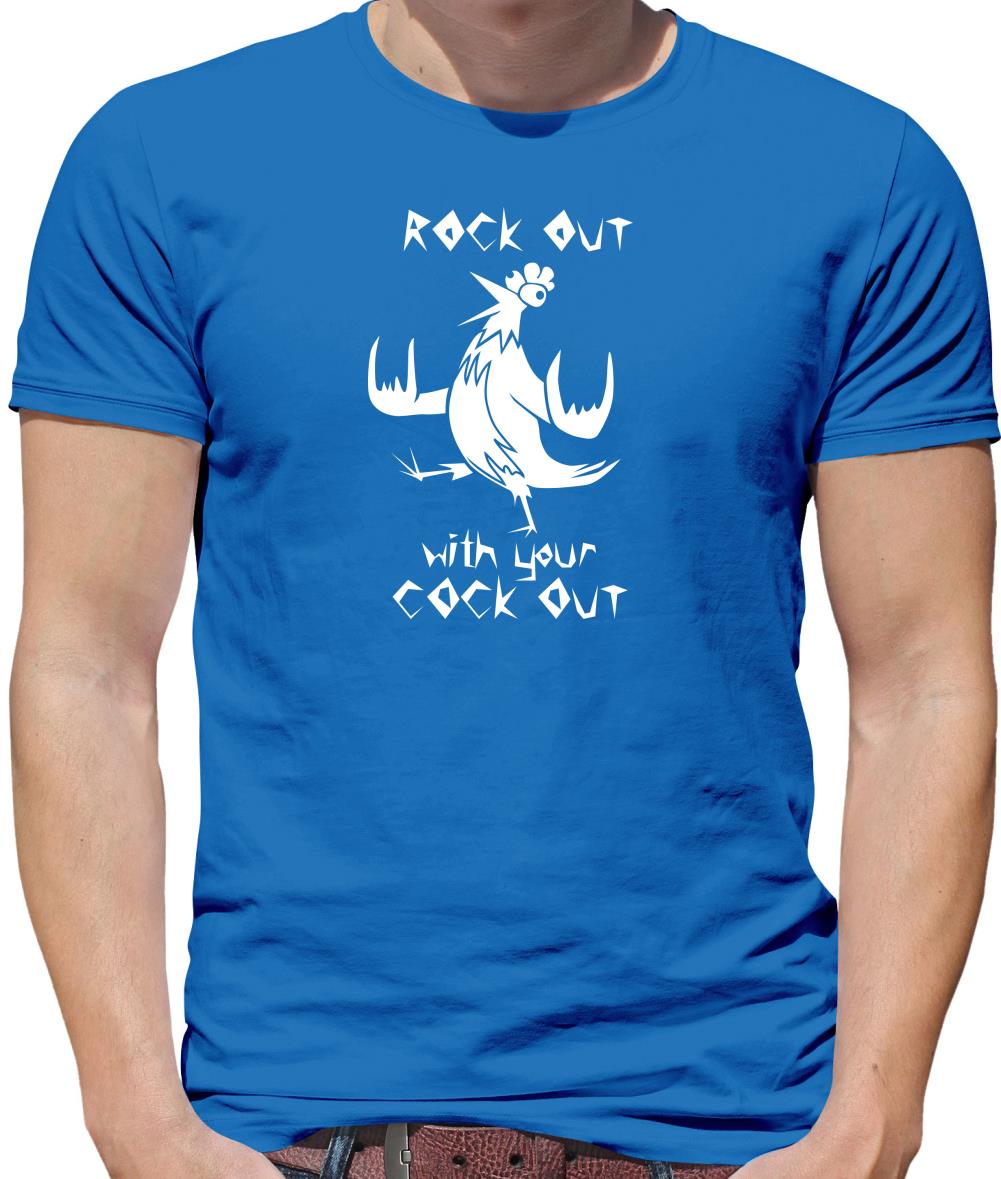 Rock out with your cock out Mens T-Shirt Rock out with your cock out Mens T-Shirt
