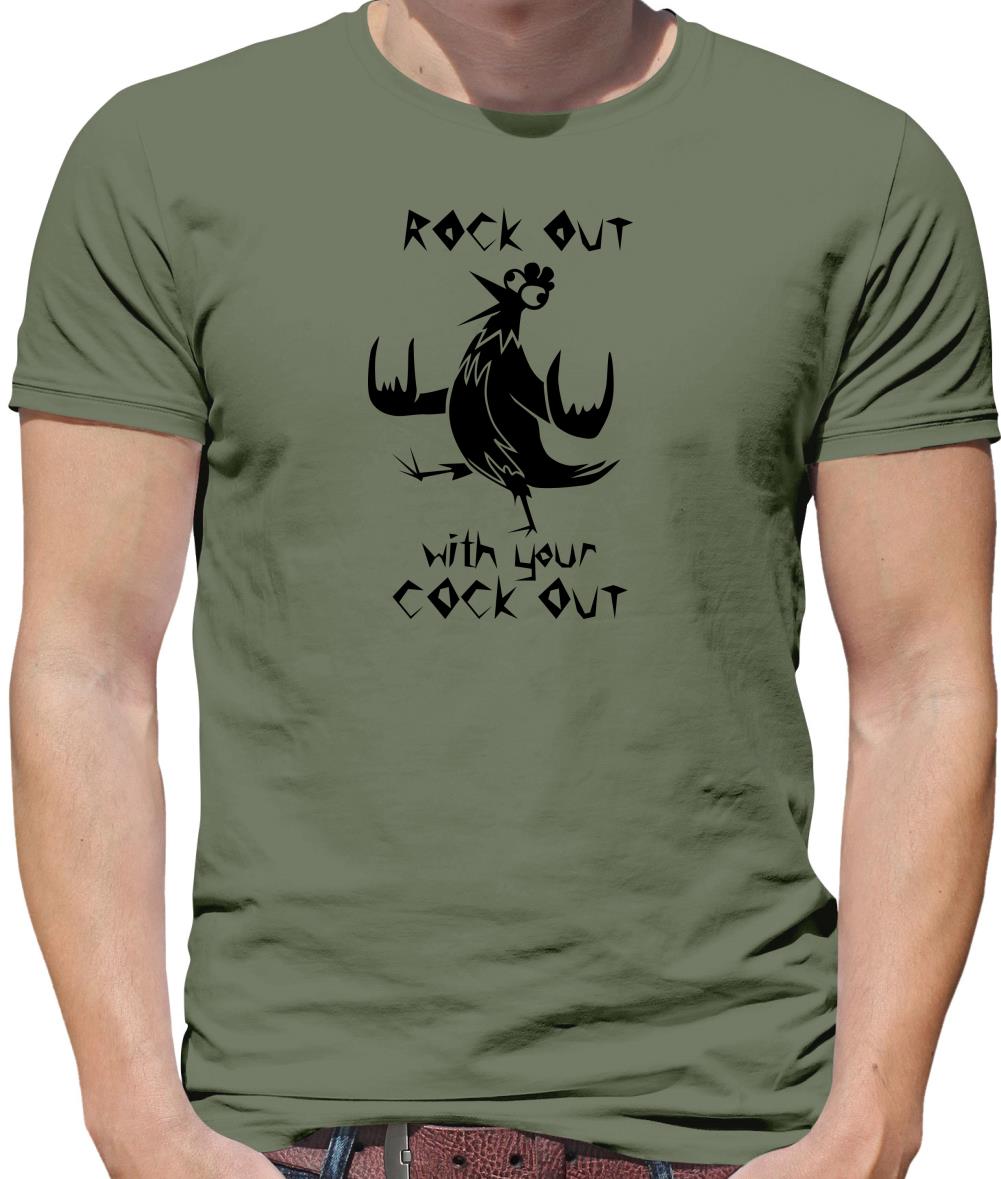 Rock out with your cock out Mens T-Shirt Rock out with your cock out Mens T-Shirt