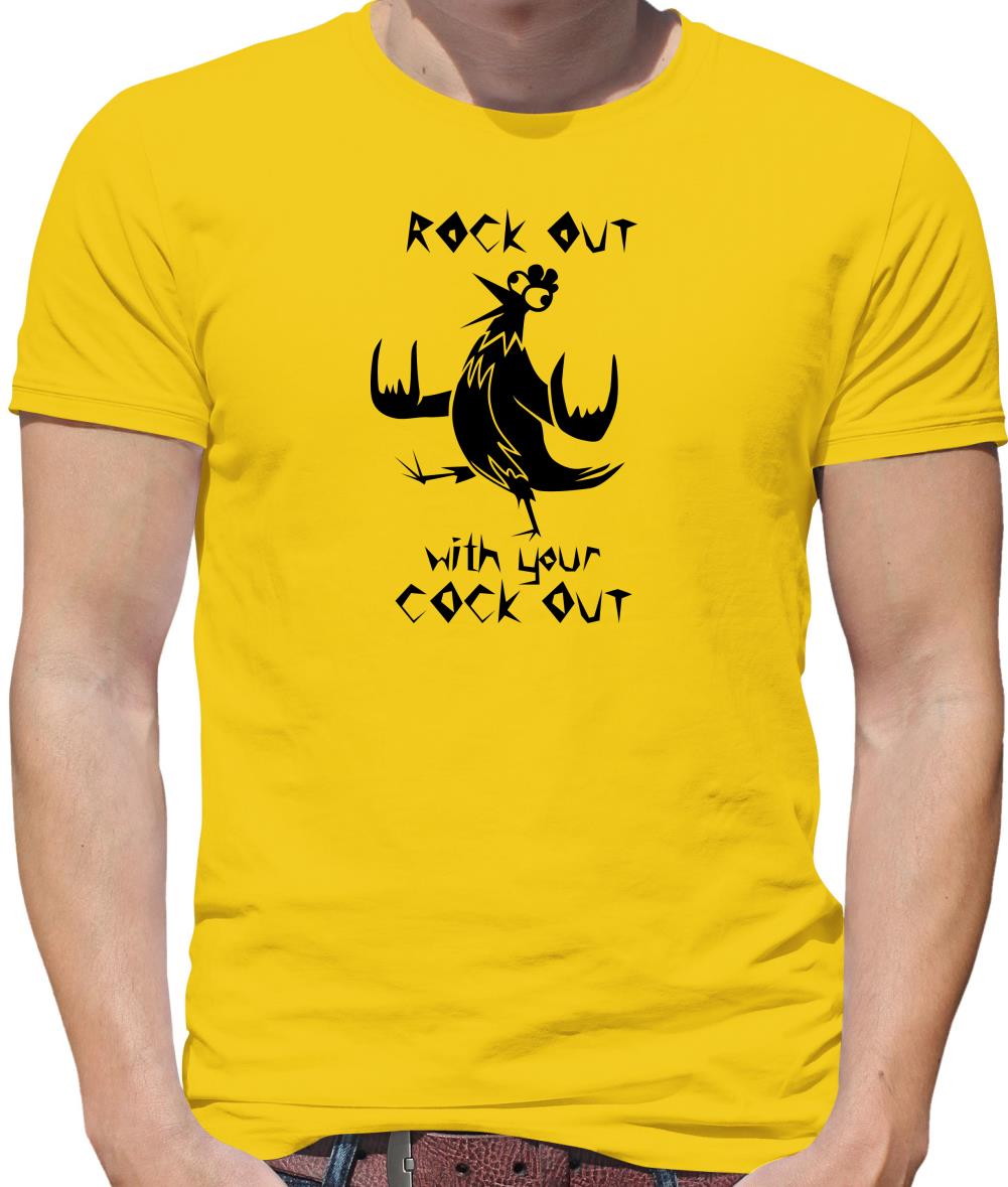 Rock out with your cock out Mens T-Shirt Rock out with your cock out Mens T-Shirt