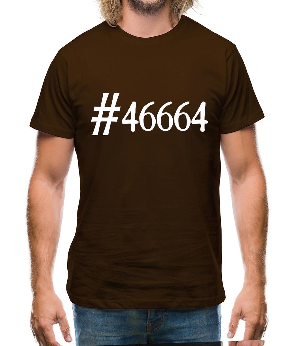 46664 - Mandela Mens T-Shirt 46664 - Mandela Mens T-Shirt
