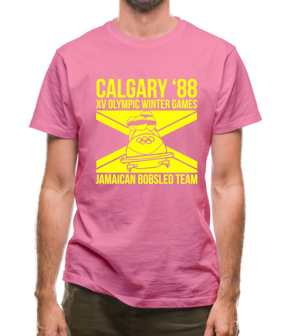 Calgary 88 Jamaican Bobsleigh Team Mens T-Shirt Calgary 88 Jamaican Bobsleigh Team Mens T-Shirt