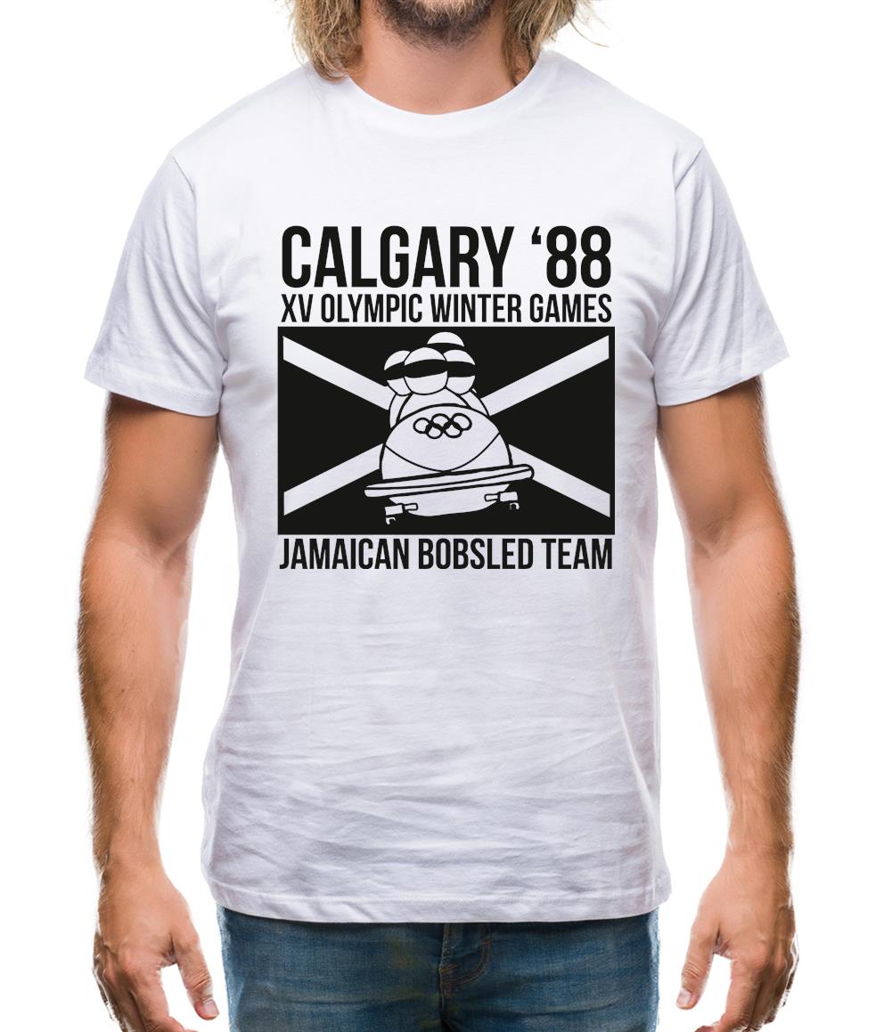 Calgary 88 Jamaican Bobsleigh Team Mens T-Shirt Calgary 88 Jamaican Bobsleigh Team Mens T-Shirt